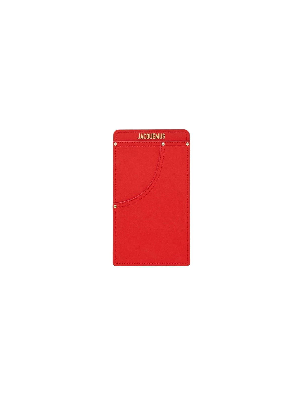 50€ / 0 sold //1 QTY / ST0%   Petite pochette avec logo en cuir - Red