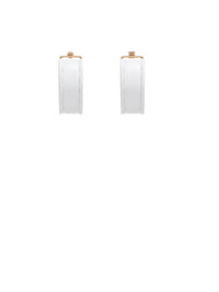 Boucles d'oreilles Fauteuils en cuir - White