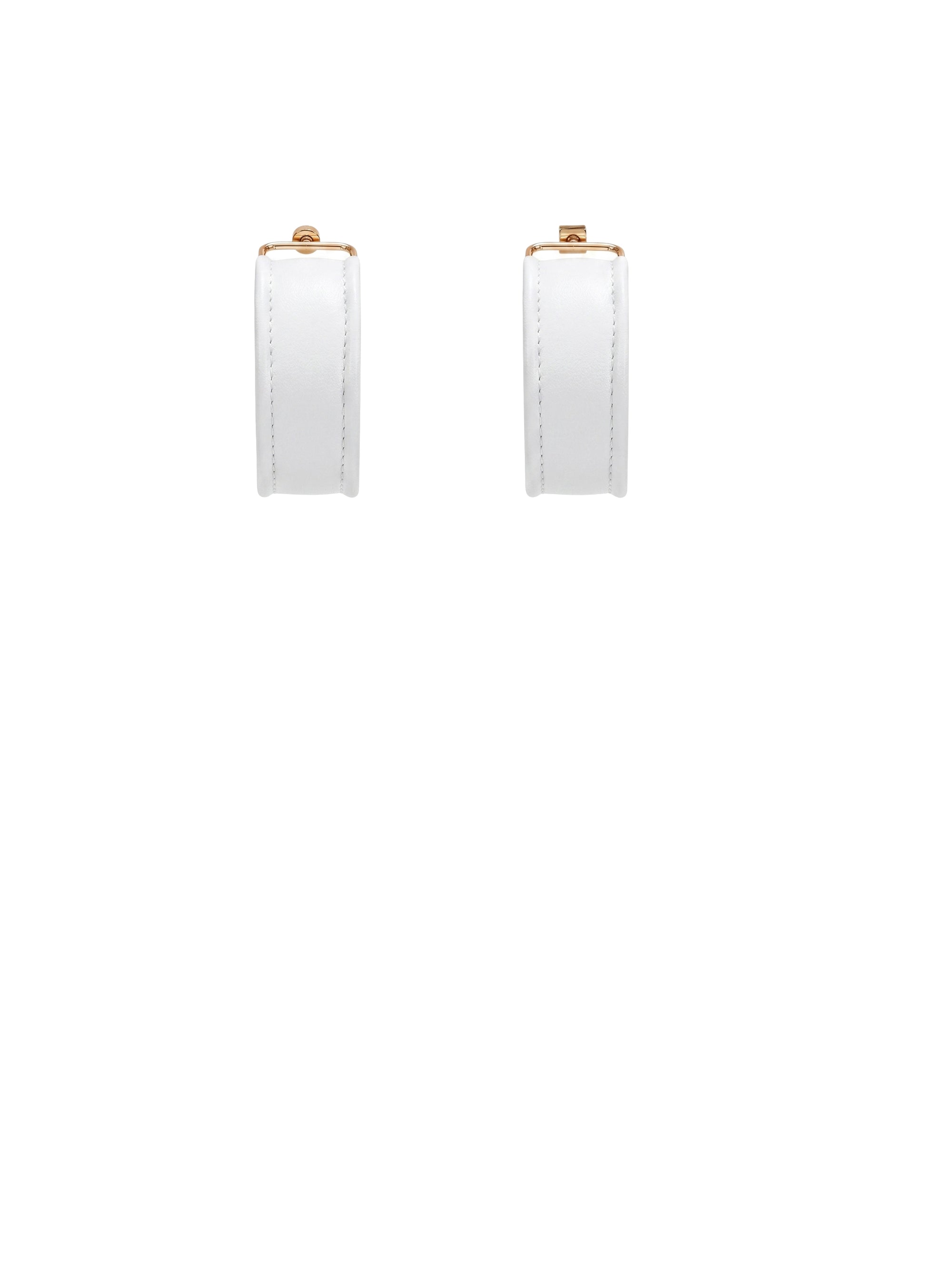 Boucles d'oreilles Fauteuils en cuir - White