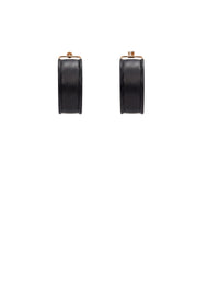 Boucles d'oreilles Fauteuils en cuir - Black