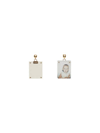 Boucles d'oreilles Cadres - Multi White