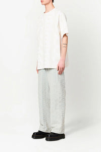 Pantalon Monogram en denim - Bleu