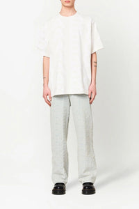 Pantalon Monogram en denim - Bleu