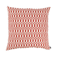 Losanghe outdoor cushion - Rust & Ecru