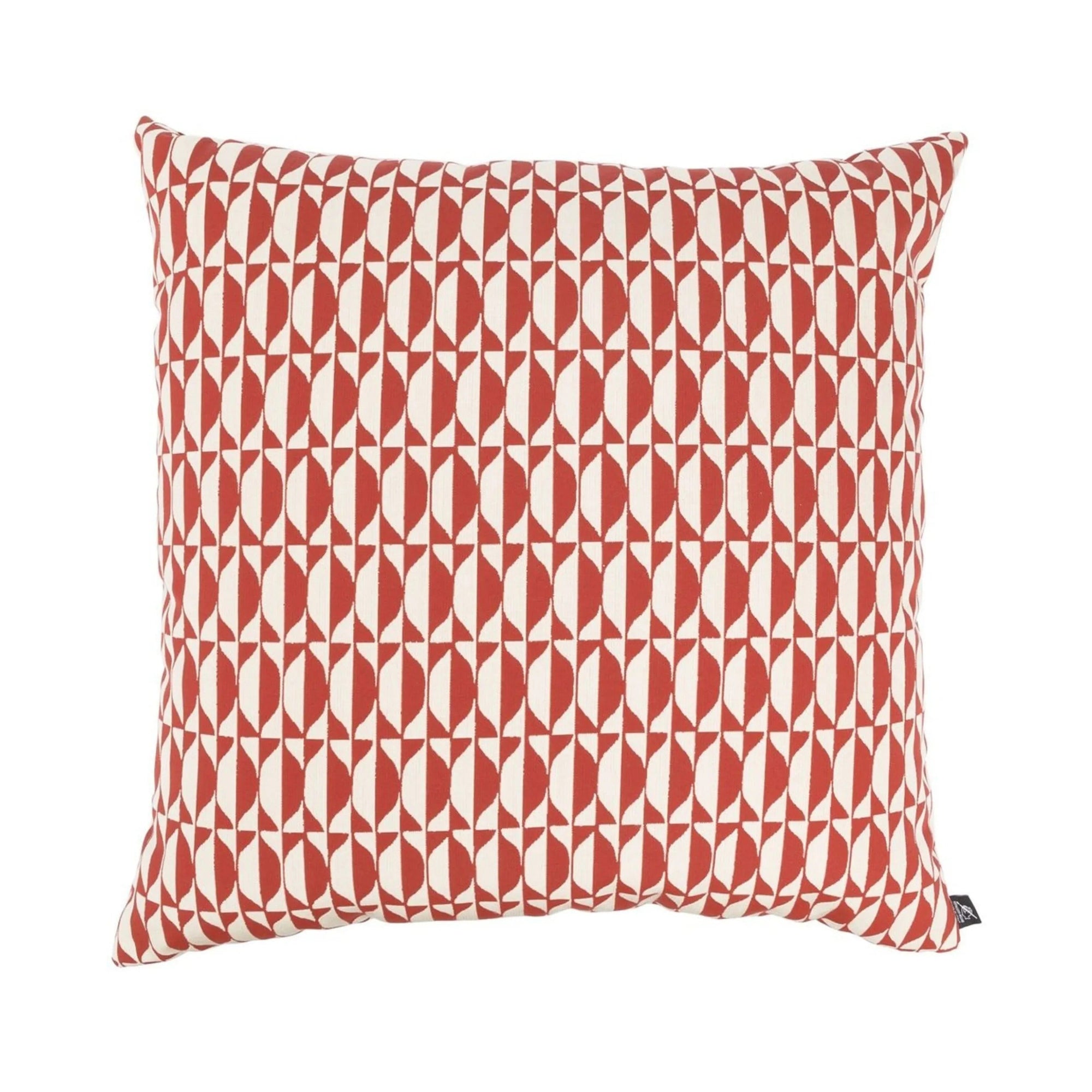 Losanghe outdoor cushion - Rust & Ecru