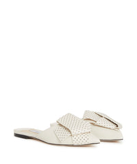 Gretchen leather mules - Milk