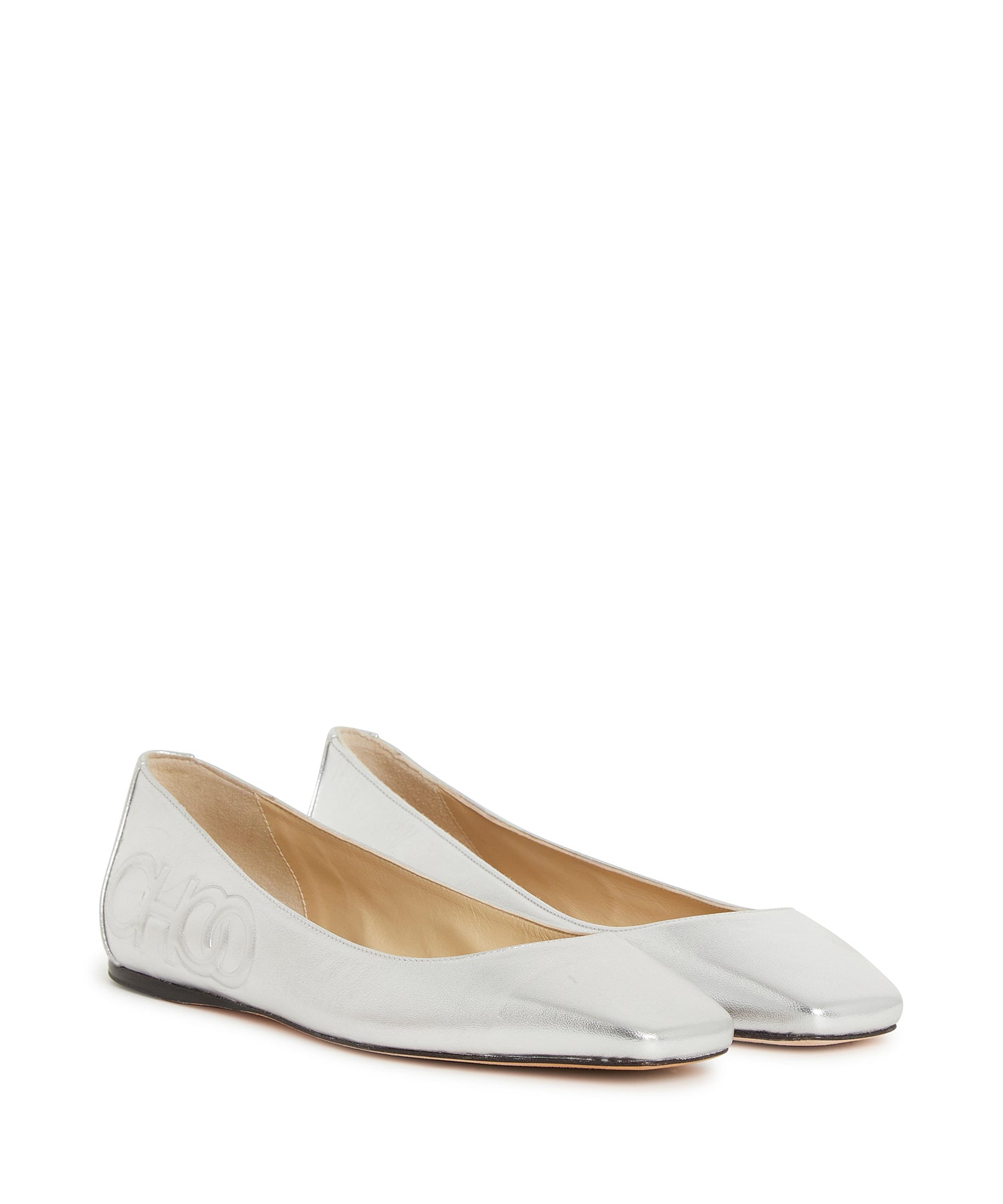 Ballerines Gwenevere en cuir - Silver
