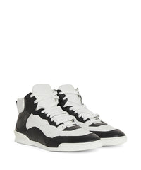 Sneakers Rob en daim - Black & White
