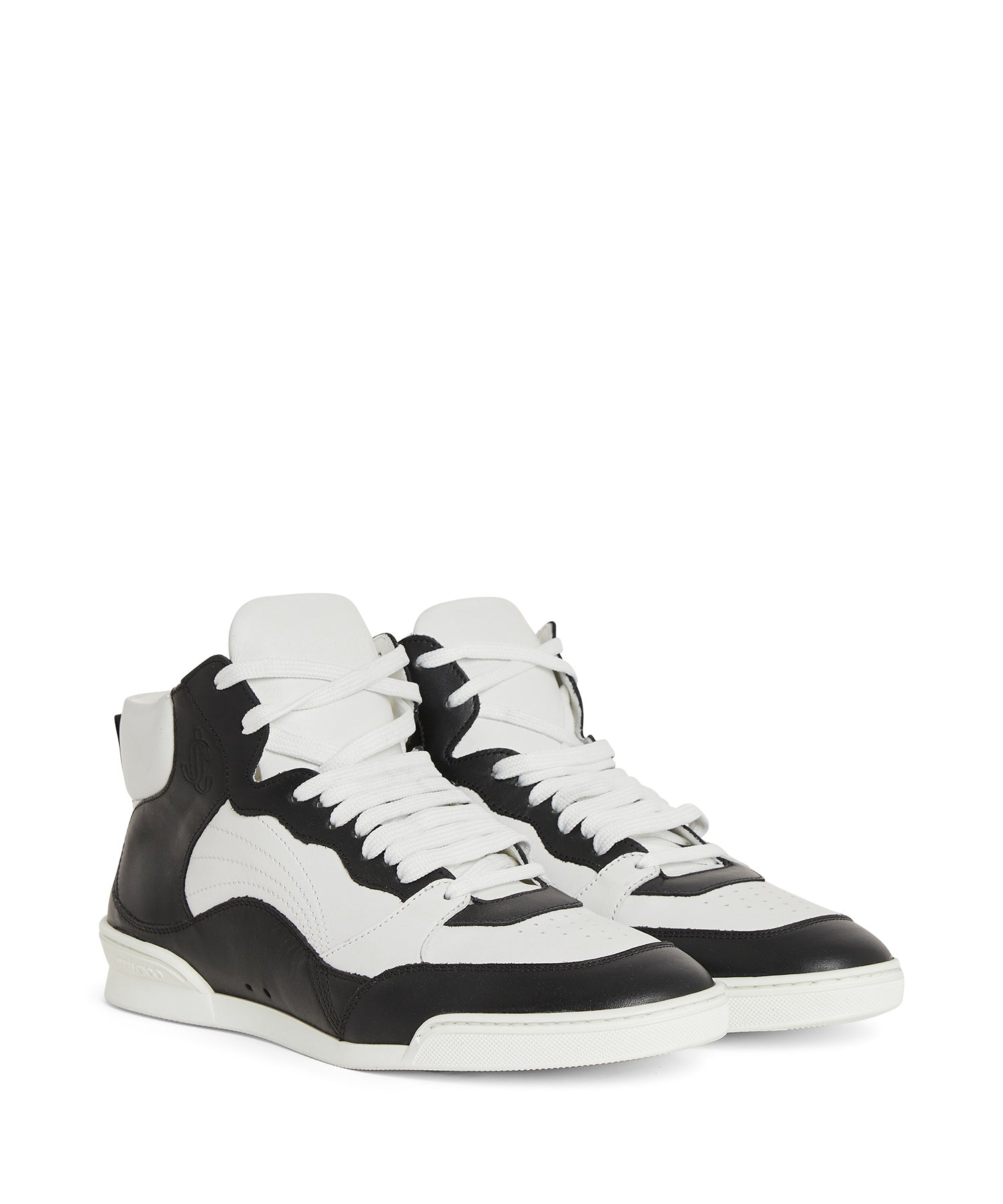 Sneakers Rob en daim - Black & White