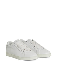 Kai leather trainers - White & Yellow