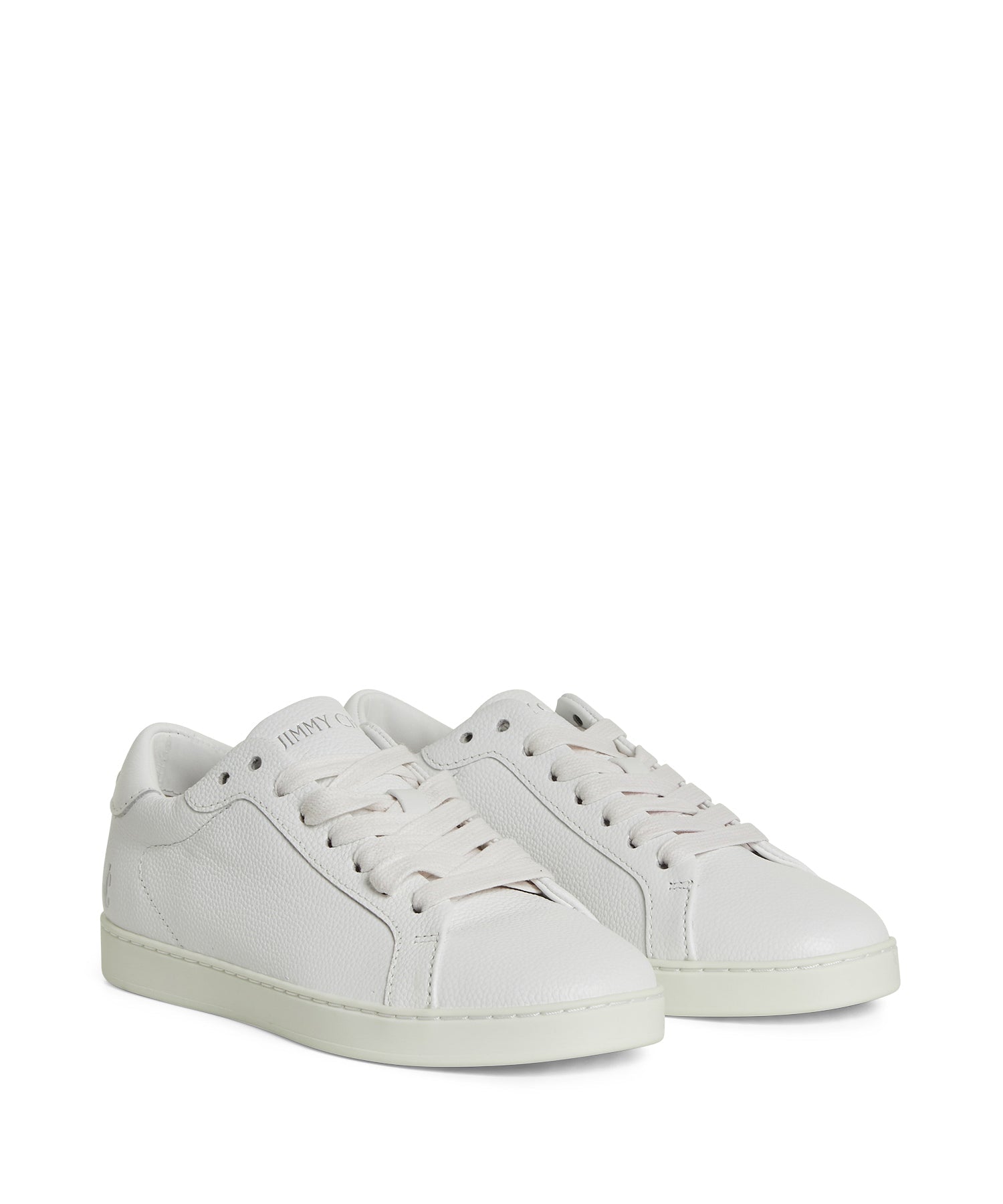 Kai leather trainers - White & Yellow