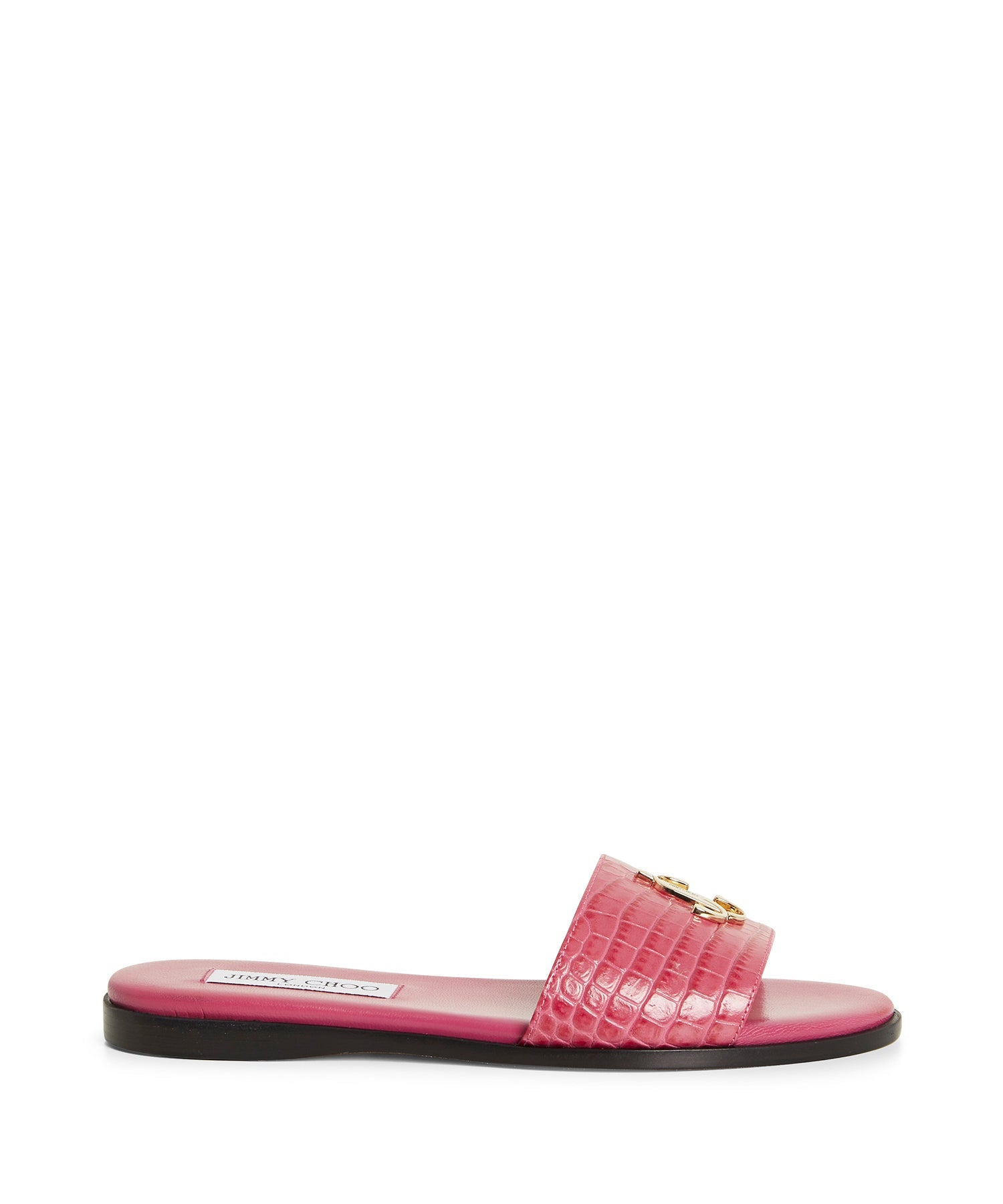 Sandales plates JC Slide en cuir - Candyfloss