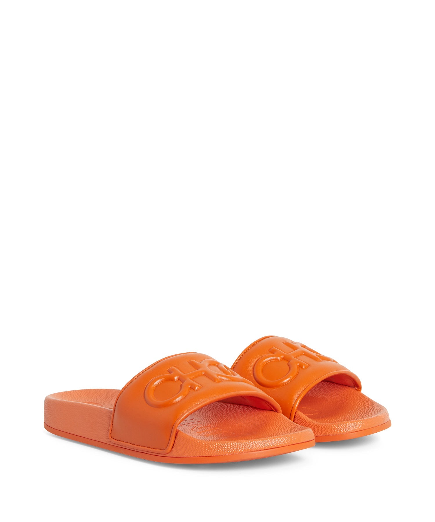 Sandales plates Azari - Amber Orange