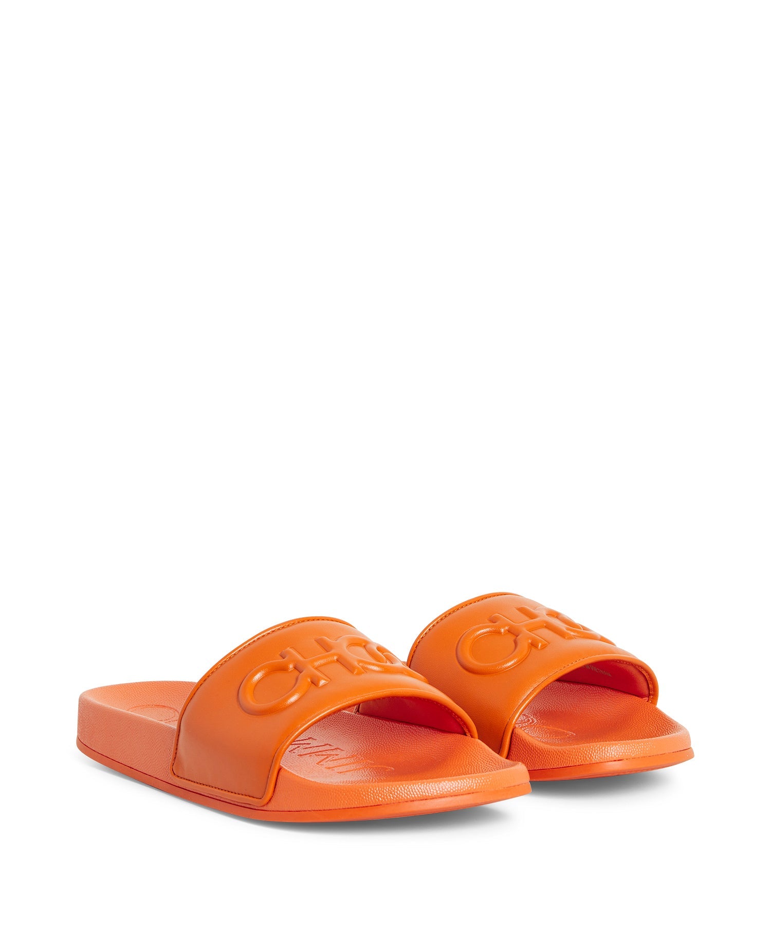 Sandales plates Azari - Amber Orange