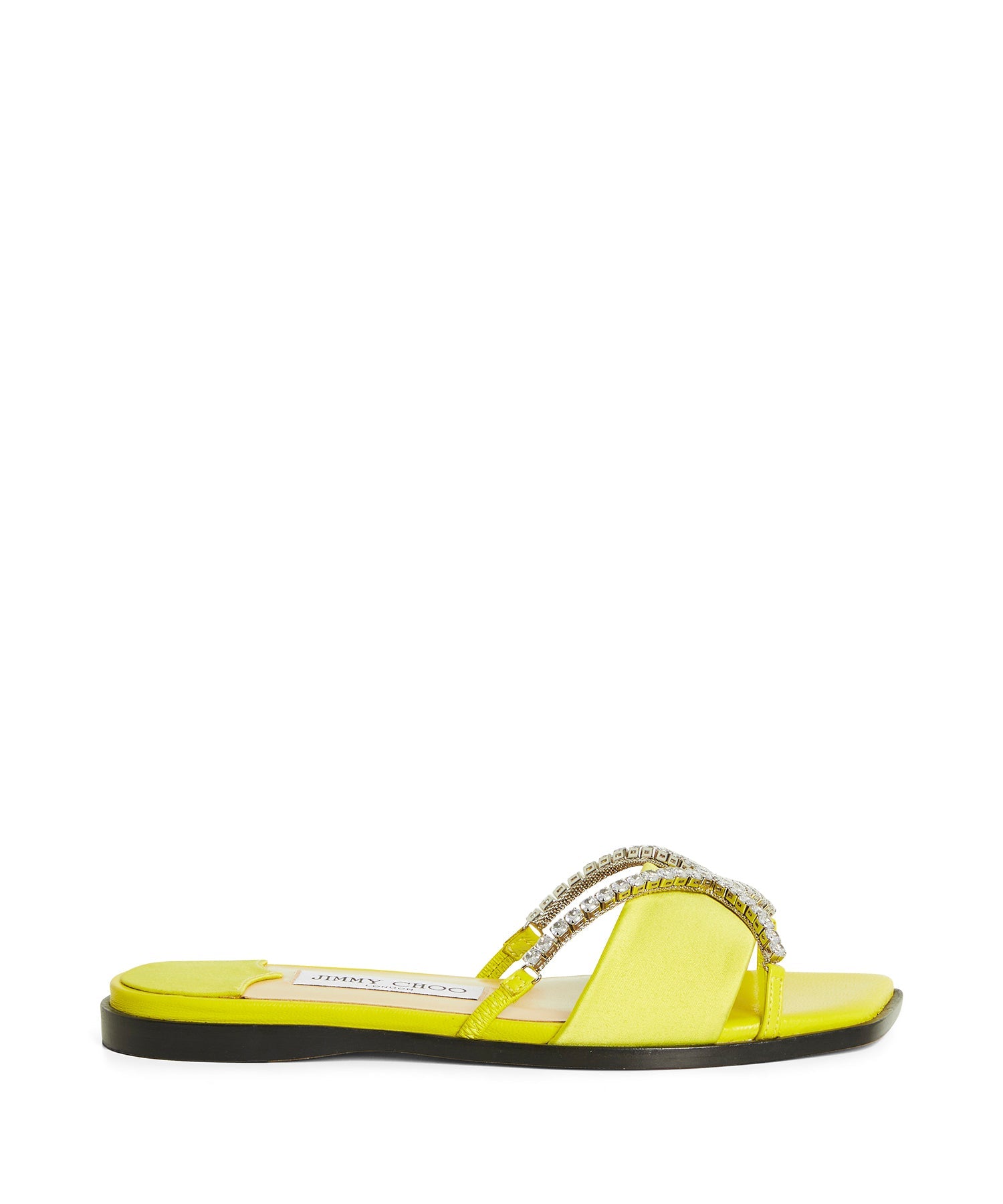 Sandales plates Talika - Citron