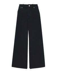 Jupe midi Sloane fendue - Black