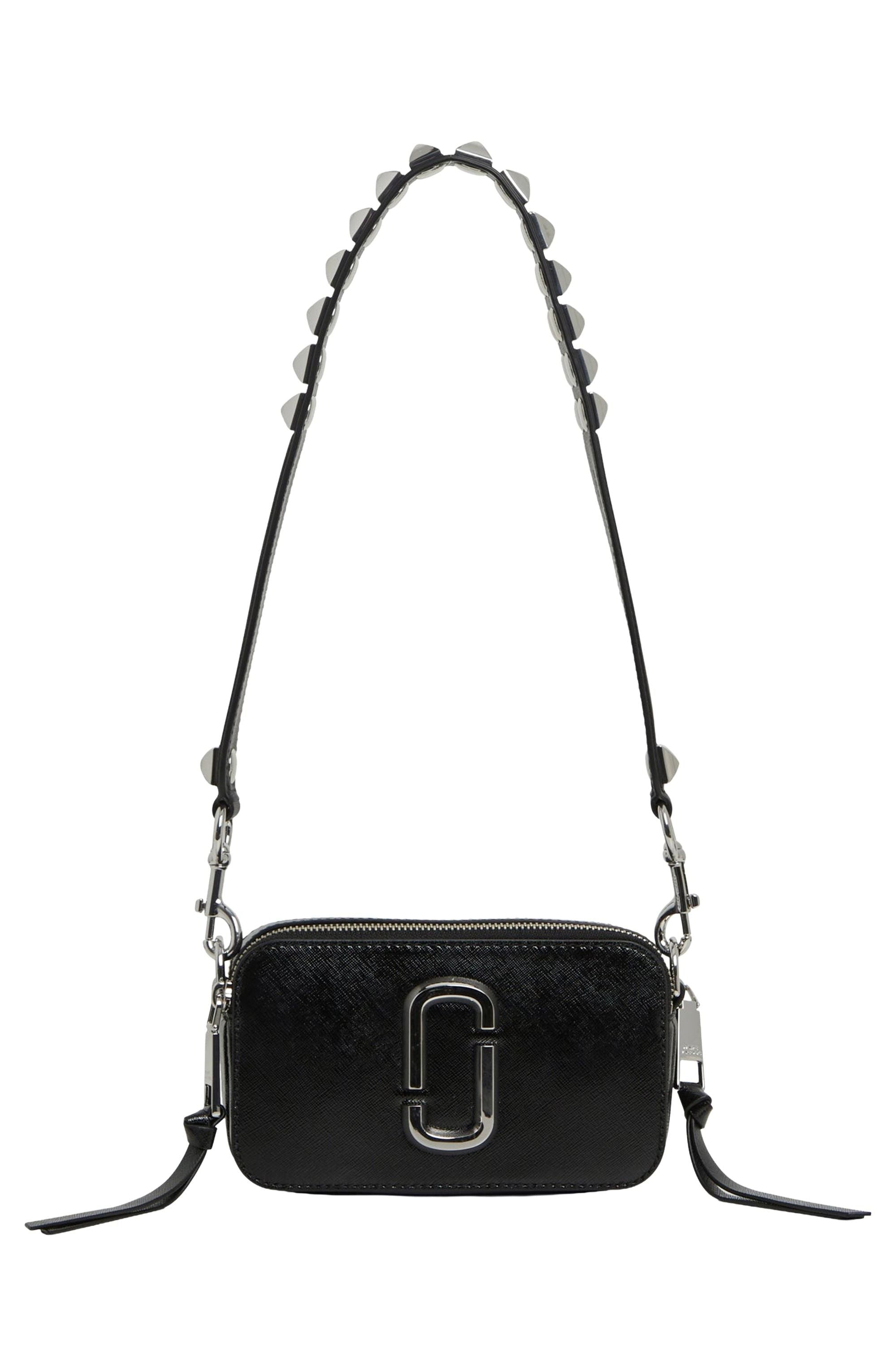 PAS INFO   Sac à bandoulière Snapshot en cuir - Black