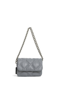 PETIT   Petit sac The Pillow Bag en cuir - Rock Grey