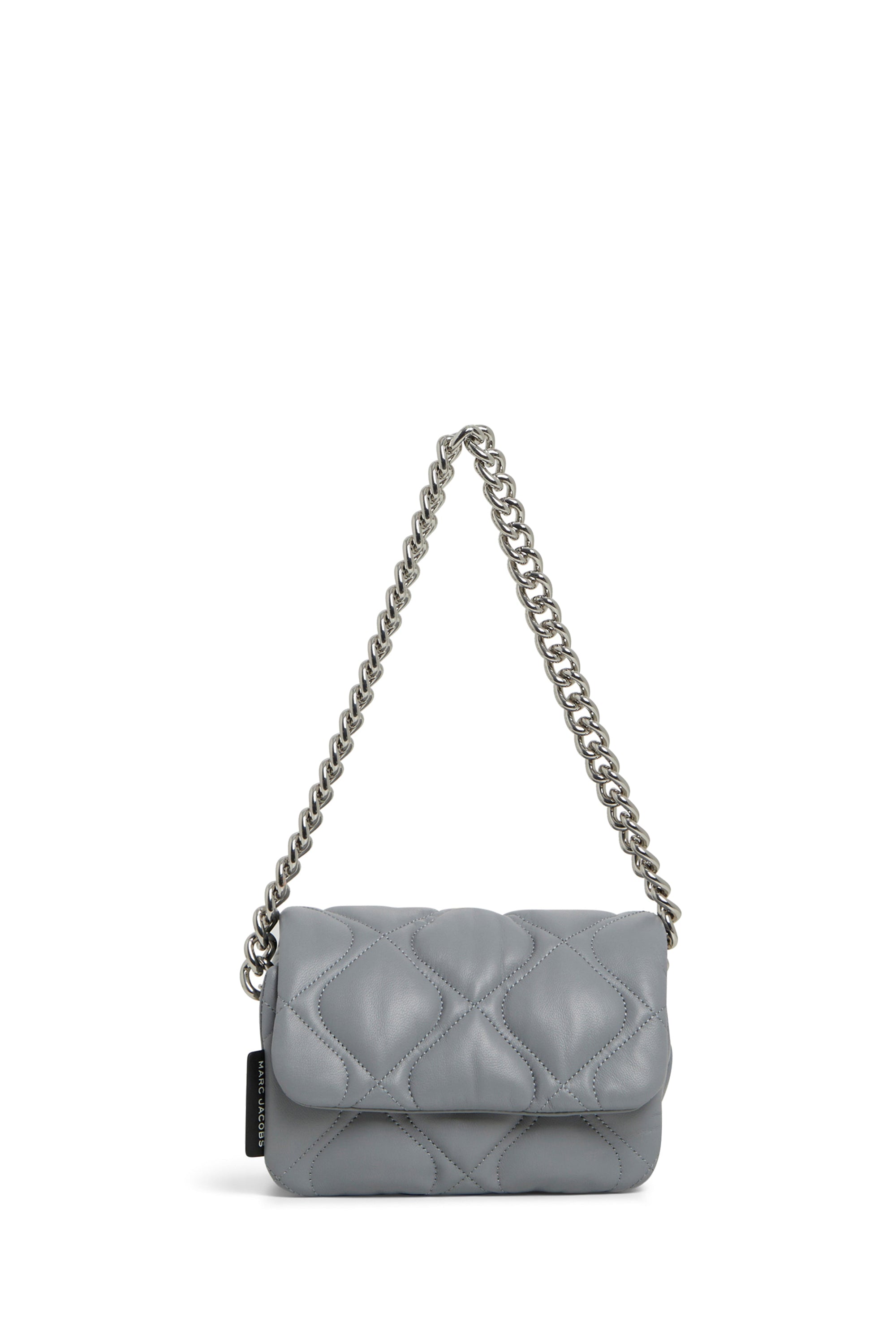 PETIT   Petit sac The Pillow Bag en cuir - Rock Grey