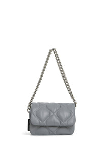 Petit sac The Pillow Bag en cuir - Rock Grey