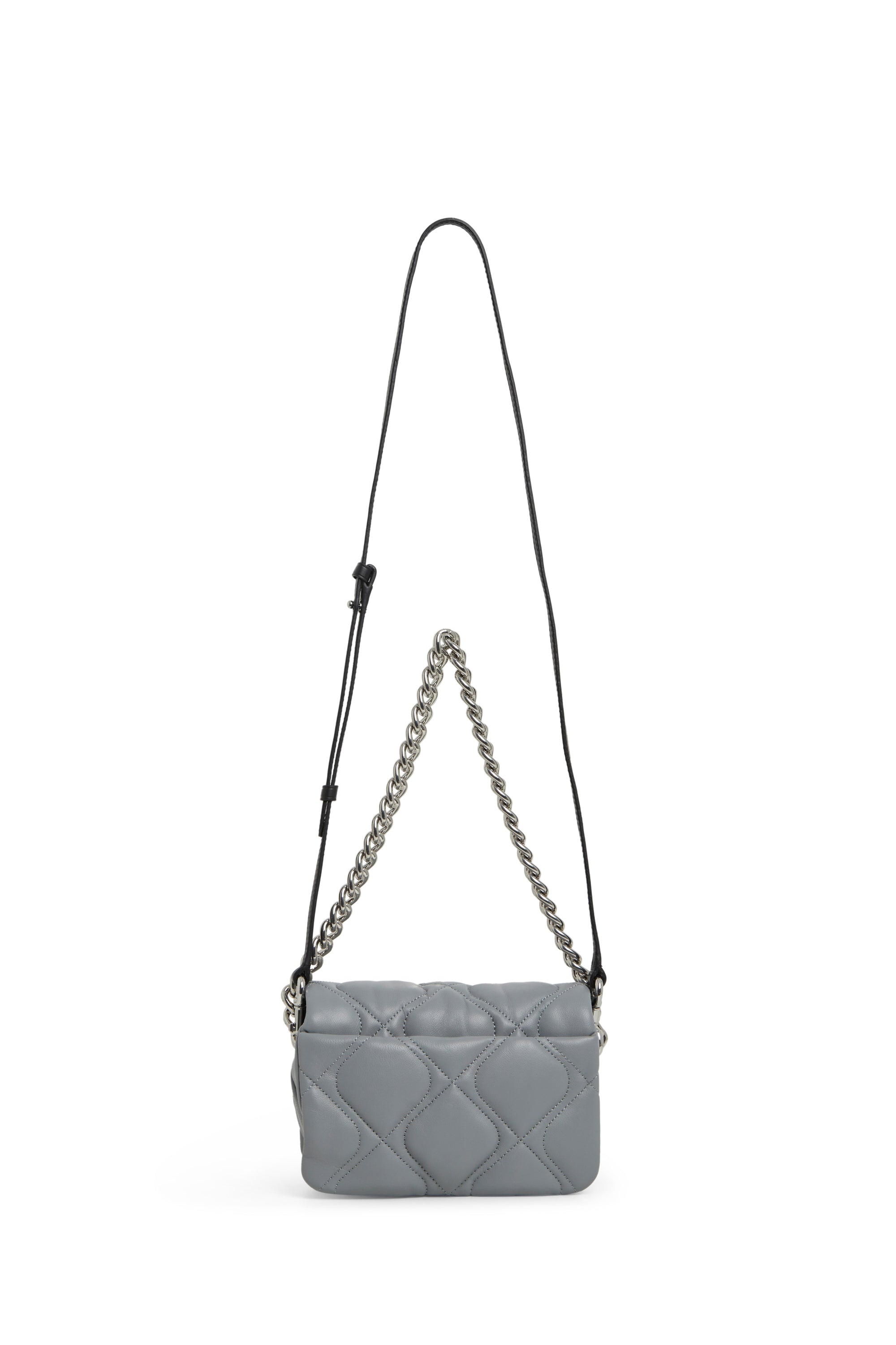 PETIT   Petit sac The Pillow Bag en cuir - Rock Grey