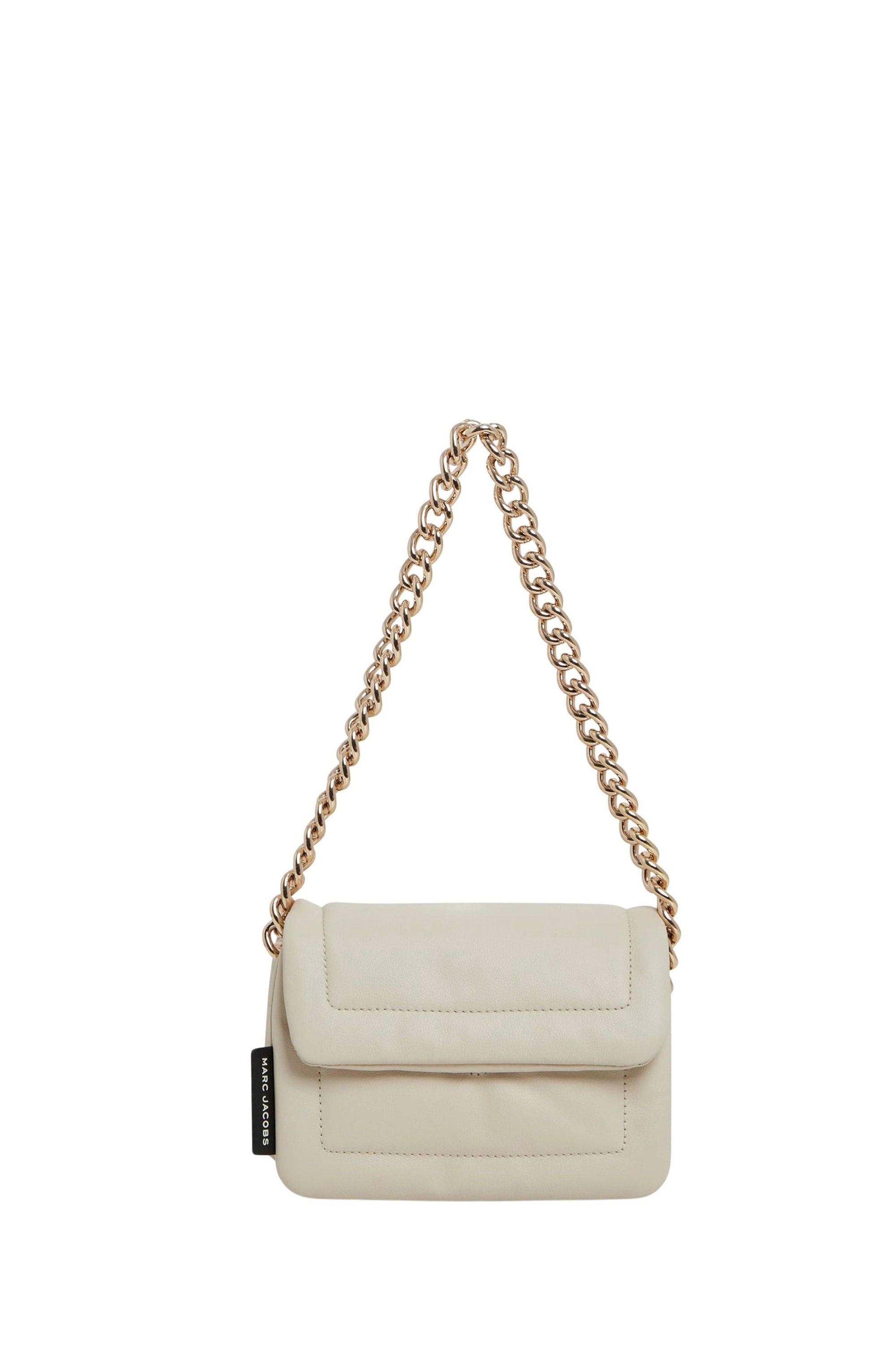 PETIT   Petit sac à chaîne Pillow en cuir - Marshmallow