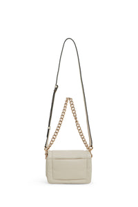 12 / DJV /170€ /12qty-3 /ST 25% /13 TROCA 142,5€   Petit sac à chaîne Pillow en cuir - Marshmallow