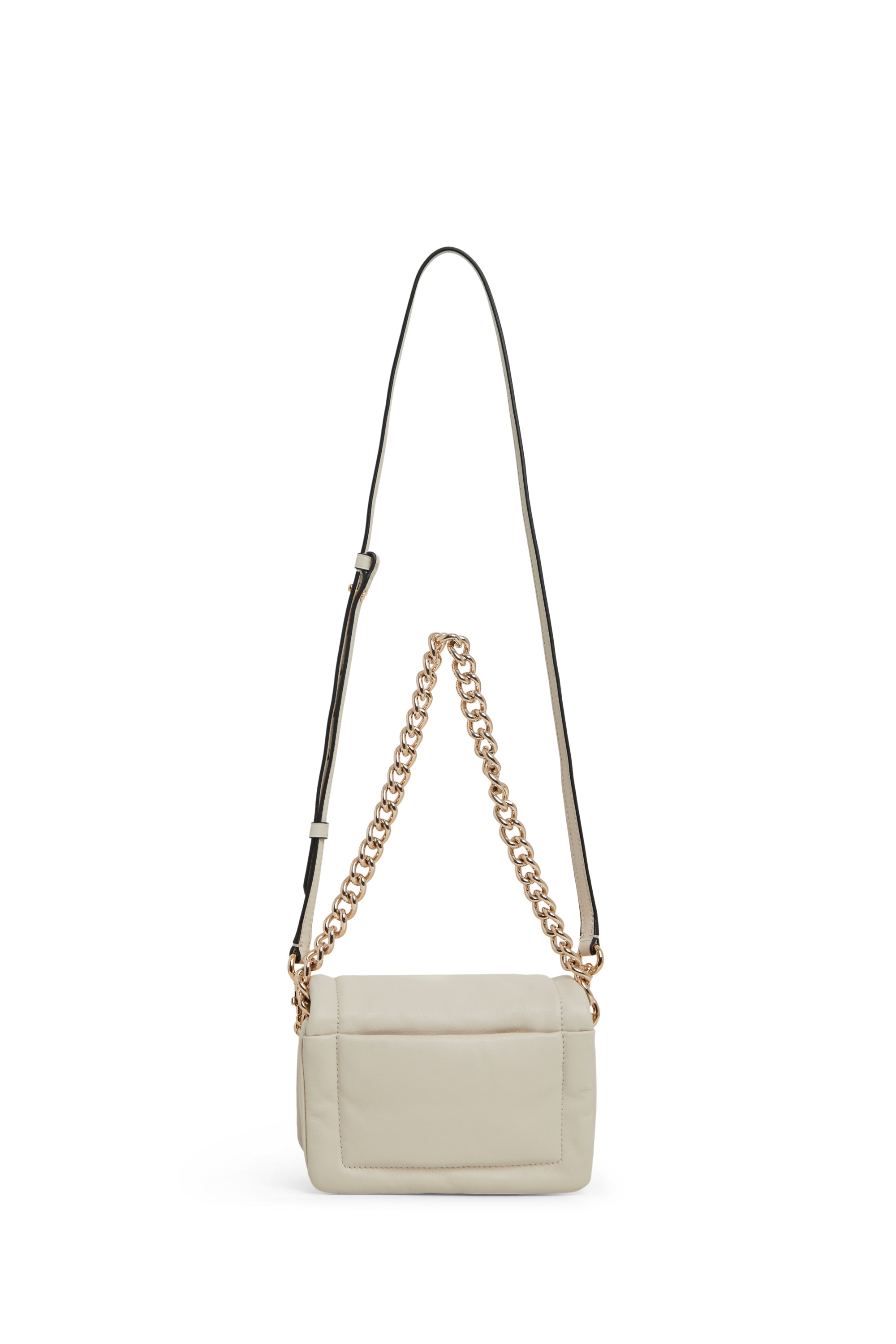 12 / DJV /170€ /12qty-3 /ST 25% /13 TROCA 142,5€   Petit sac à chaîne Pillow en cuir - Marshmallow