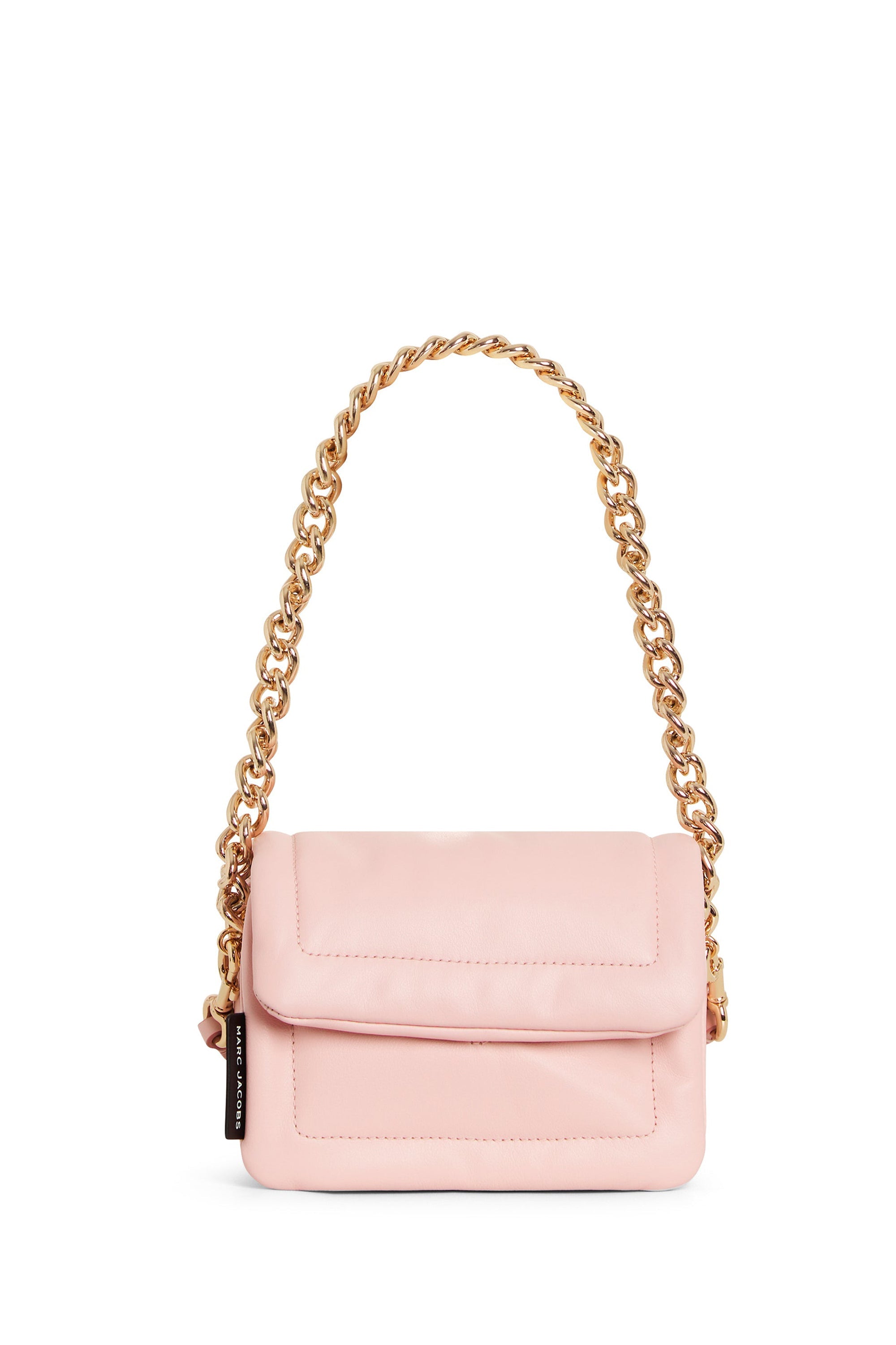 Petit sac à chaîne Pillow en cuir - Peach Whip