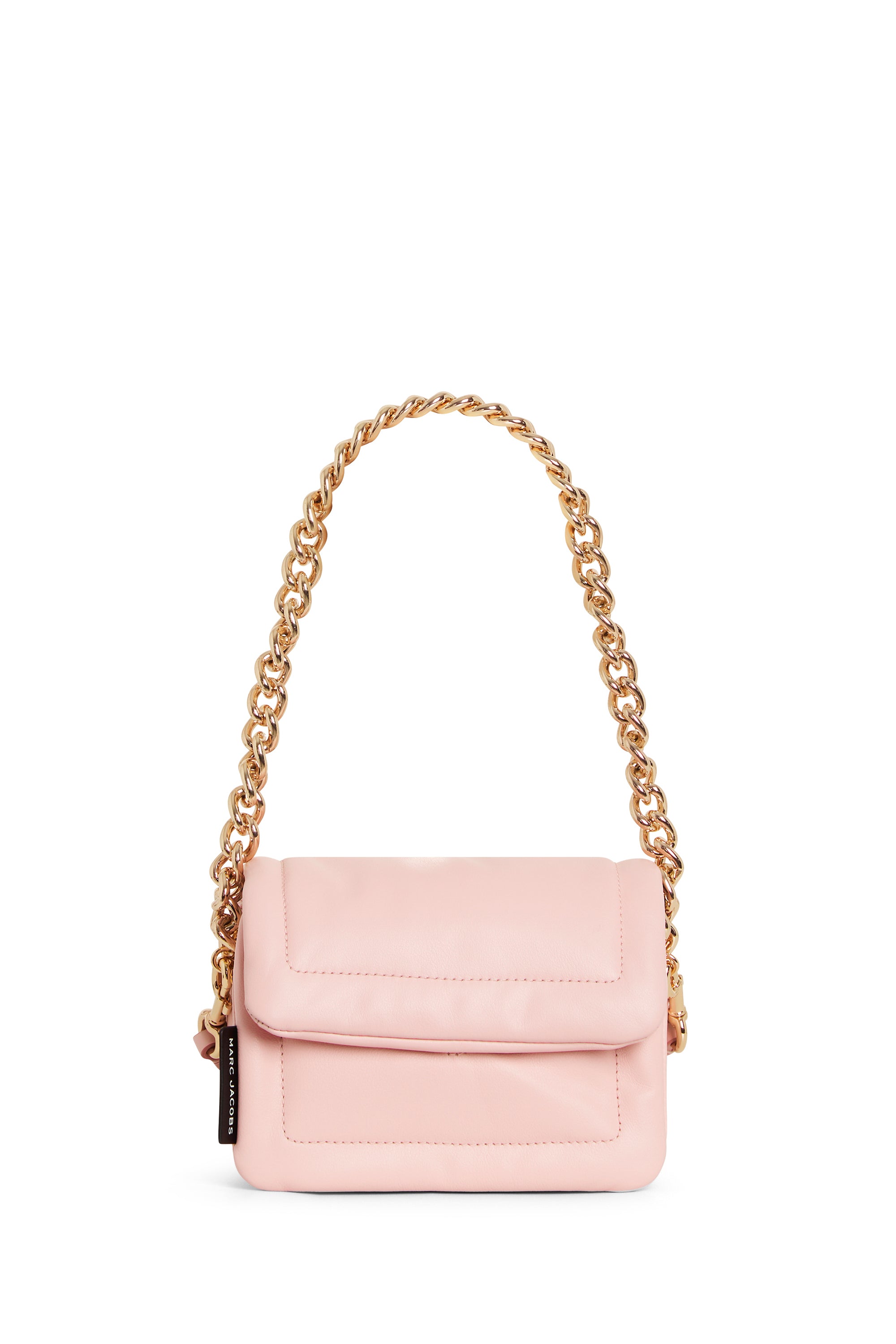 Petit sac à chaîne Pillow en cuir - Peach Whip