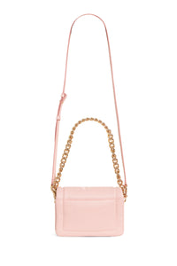 Petit sac à chaîne Pillow en cuir - Peach Whip