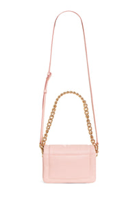 Petit sac à chaîne Pillow en cuir - Peach Whip
