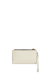 Porte-monnaie zippé avec petite anse - Marshmallow