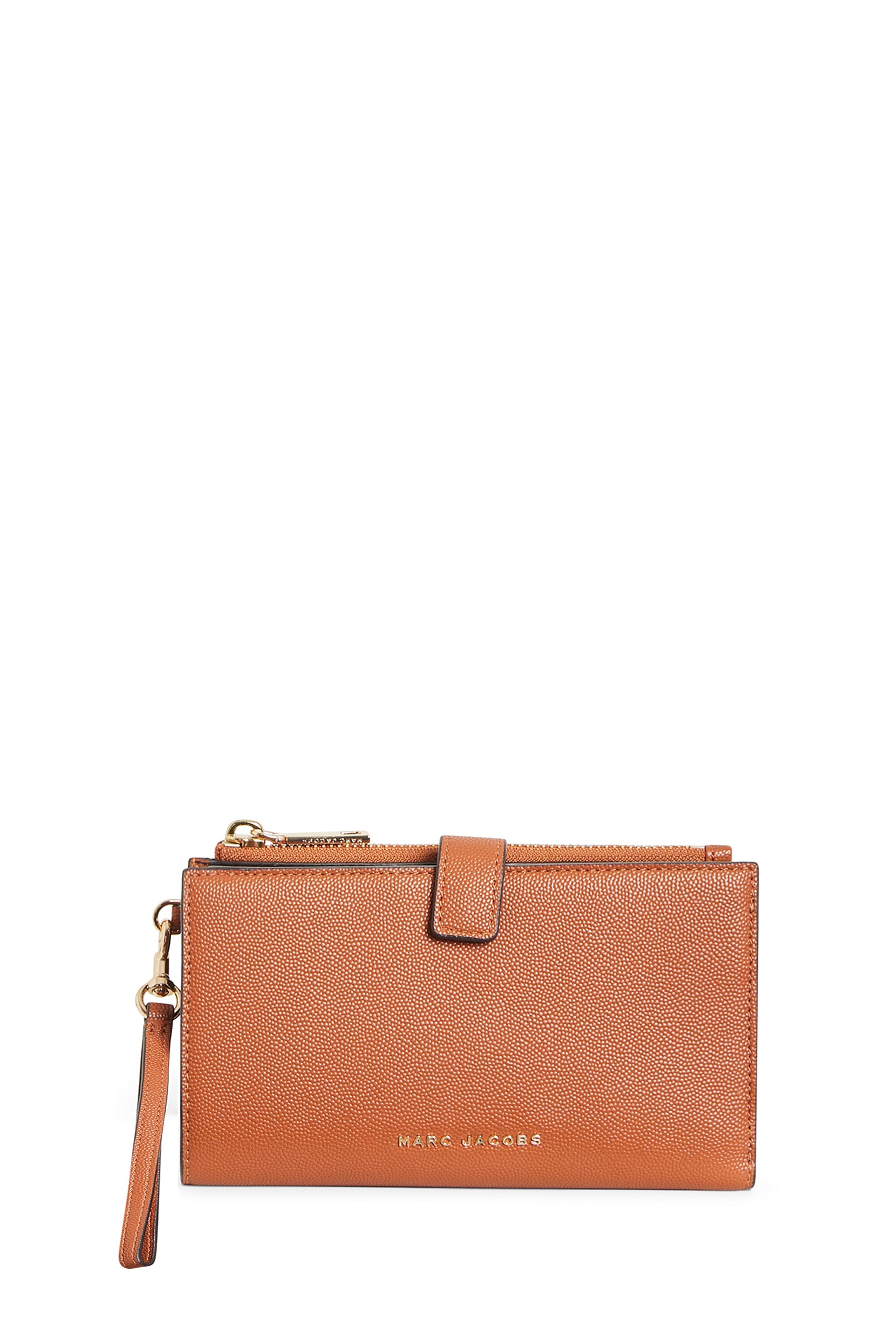 Porte-monnaie zippé avec petite anse - Smoked Almond