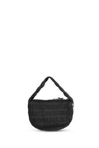 Petit sac Pushlock à smocks - Black