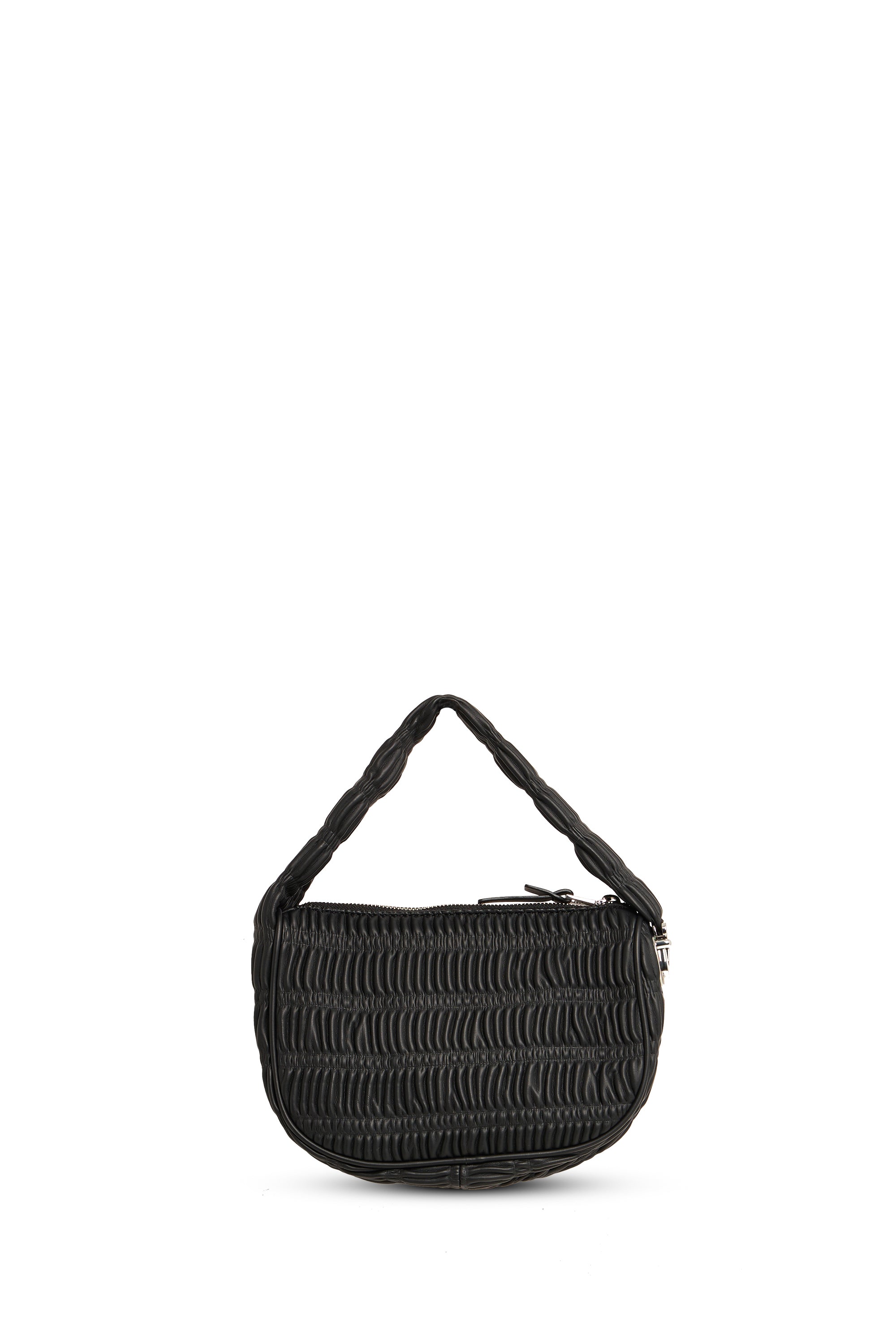 Petit sac Pushlock à smocks - Black