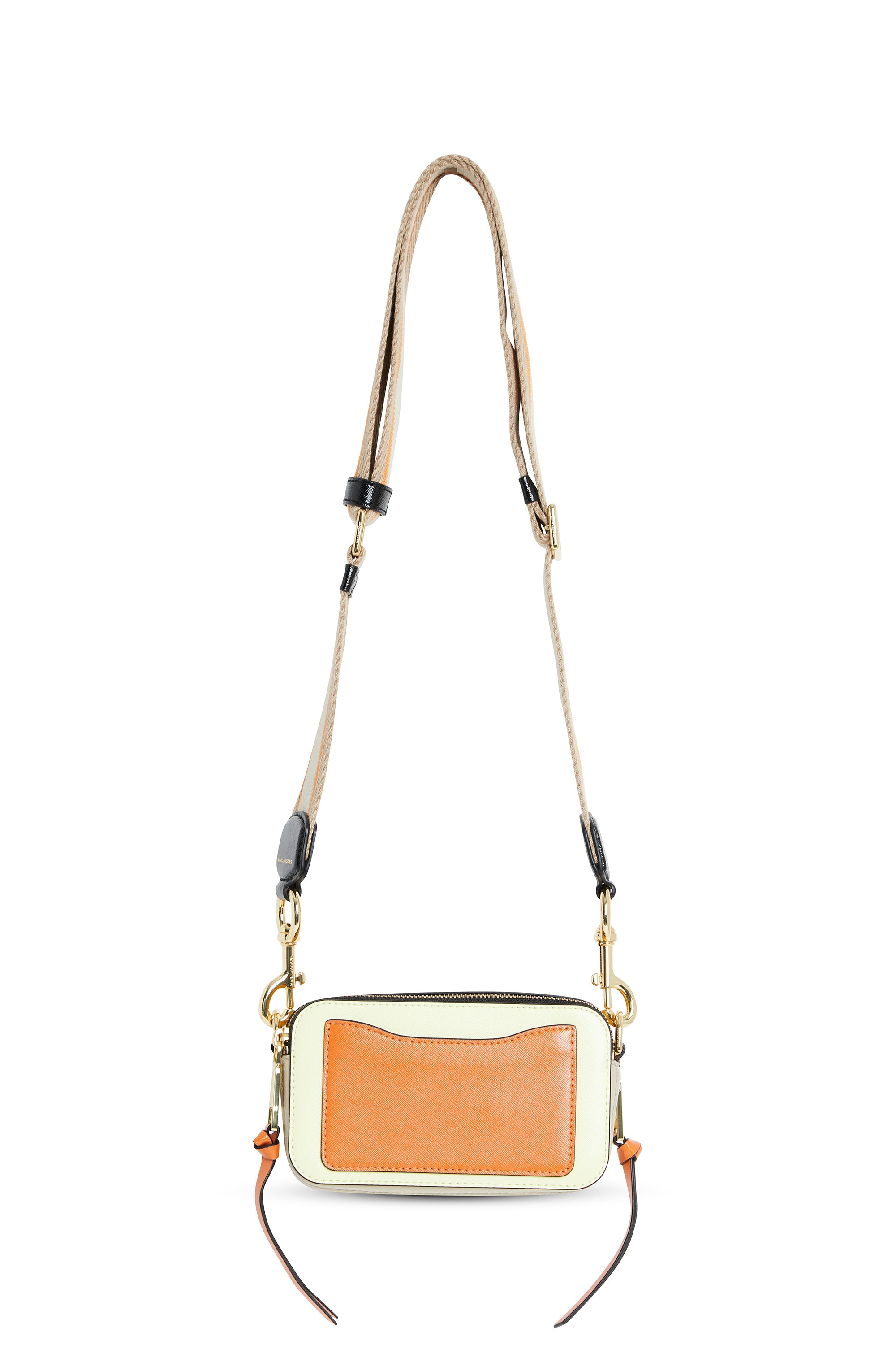 Sac à bandoulière Snapshot en cuir - Tender Yellow Multicolor