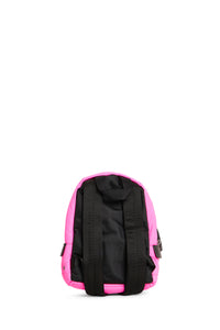 Petit sac à dos Signet à écusson - Neon Fuchsia
