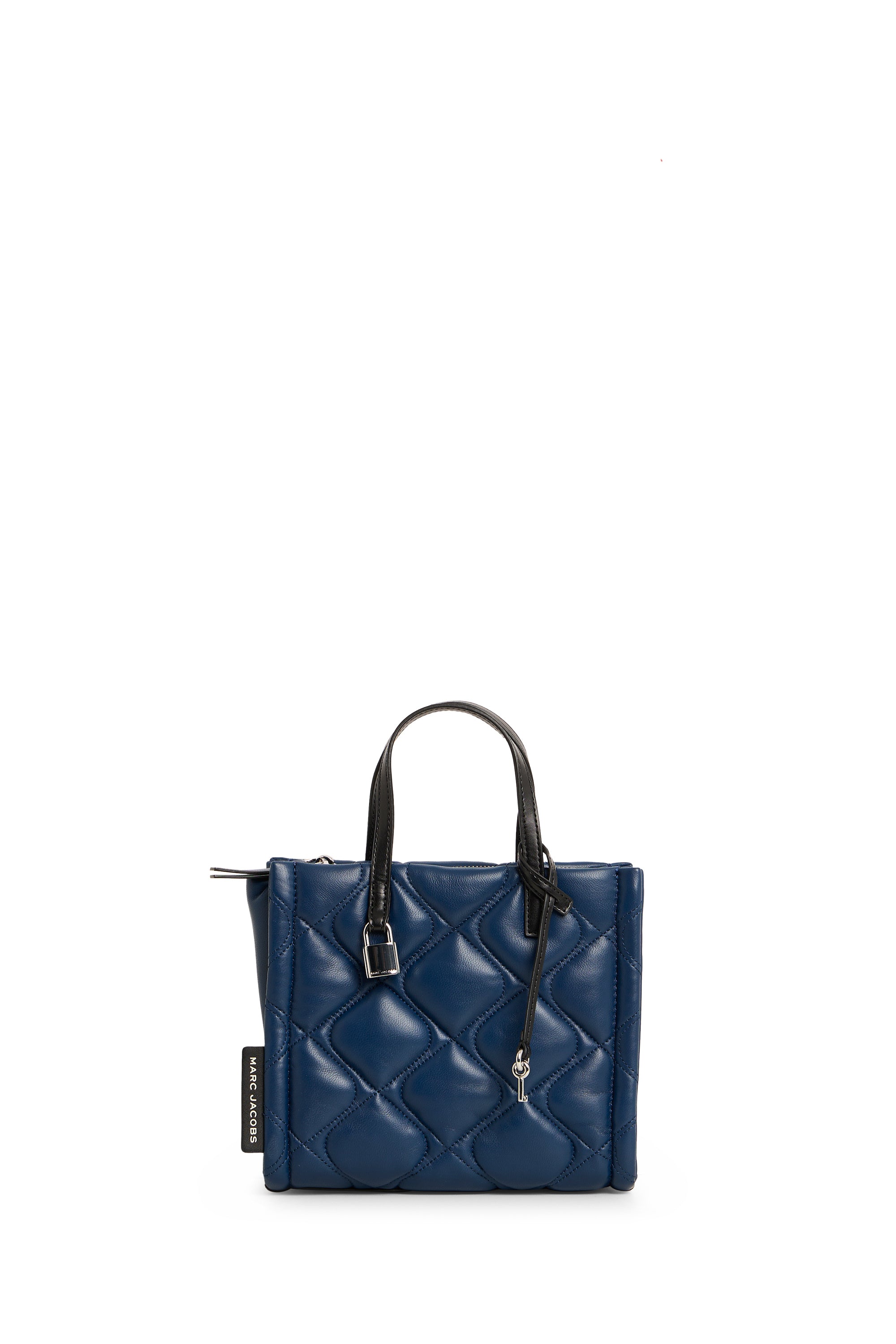 Petit sac à bandoulière Grind matelassé en cuir - Azure Blue