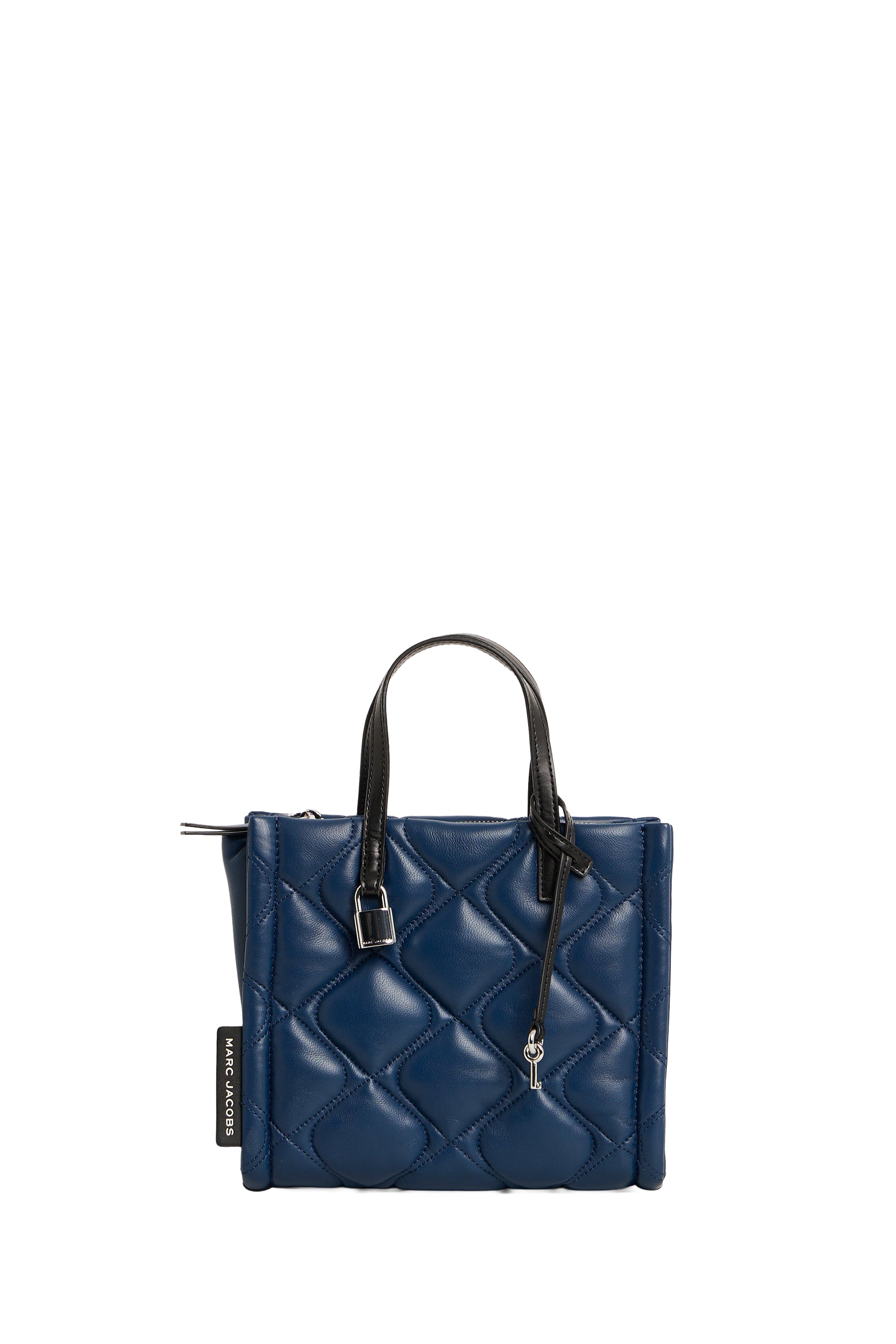 Petit sac à bandoulière Grind matelassé en cuir - Azure Blue