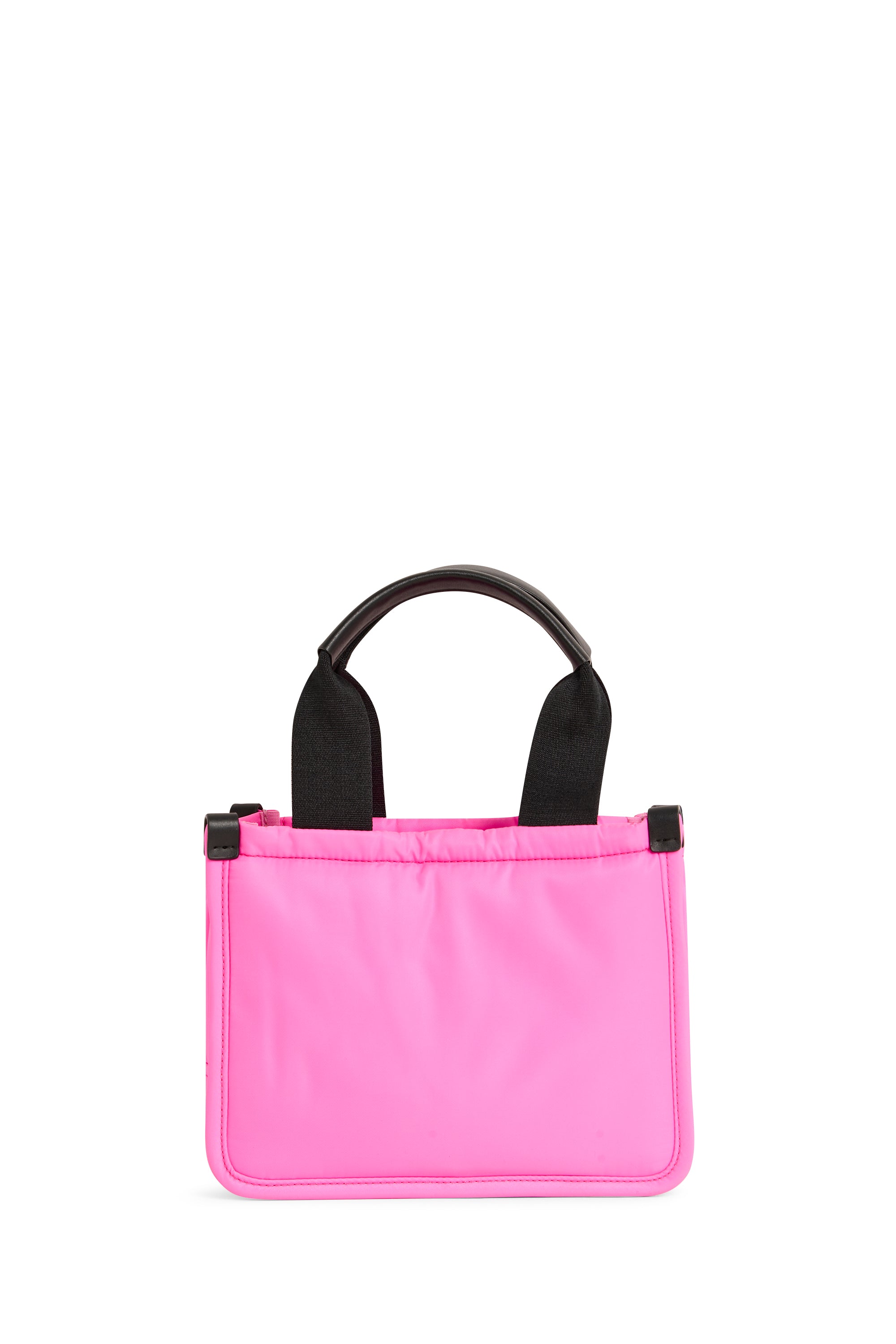 Petit sac Signet rembourré à écusson - Neon Fuchsia