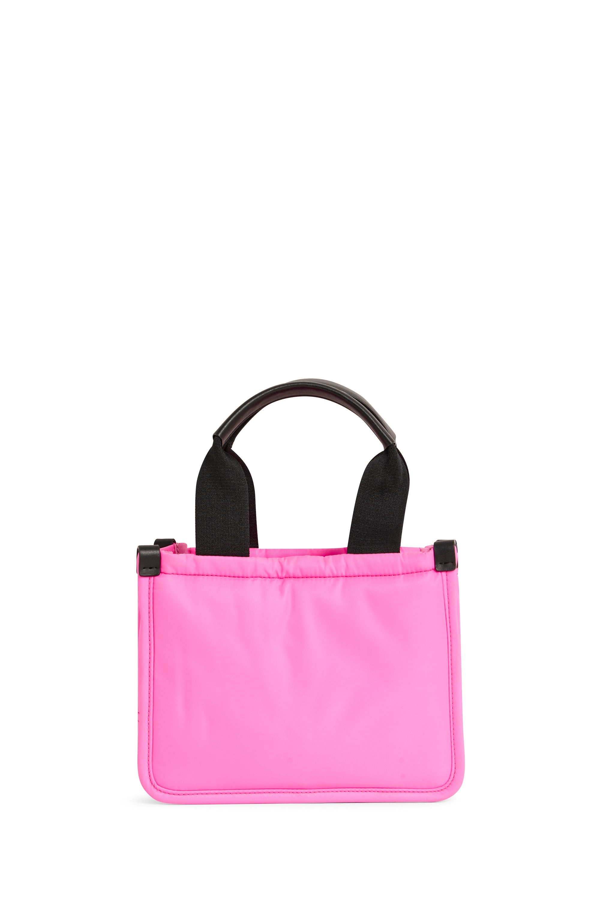 Petit sac Signet rembourré à écusson - Neon Fuchsia
