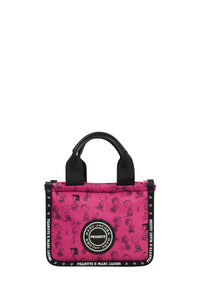 Petit sac Signet imprimé - Fuchsia Fedora