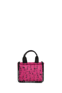 Petit sac Signet imprimé - Fuchsia Fedora