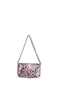 Mini sac à bandoulière The J Marc en cuir - Bleached Mauve Multicolor