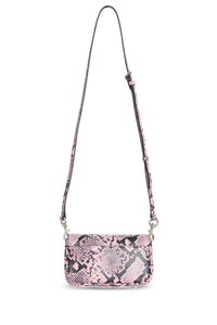 Mini sac à bandoulière The J Marc en cuir - Bleached Mauve Multicolor