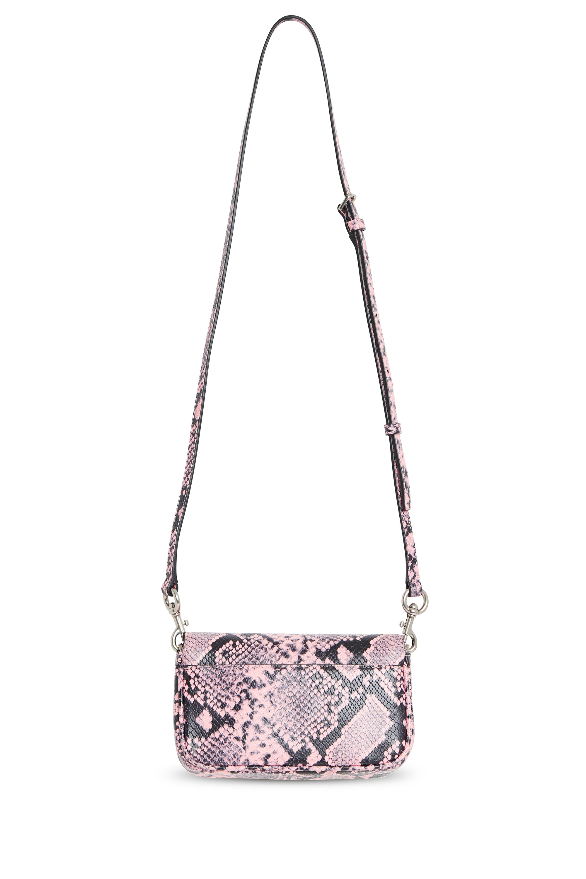 Mini sac à bandoulière The J Marc en cuir - Bleached Mauve Multicolor