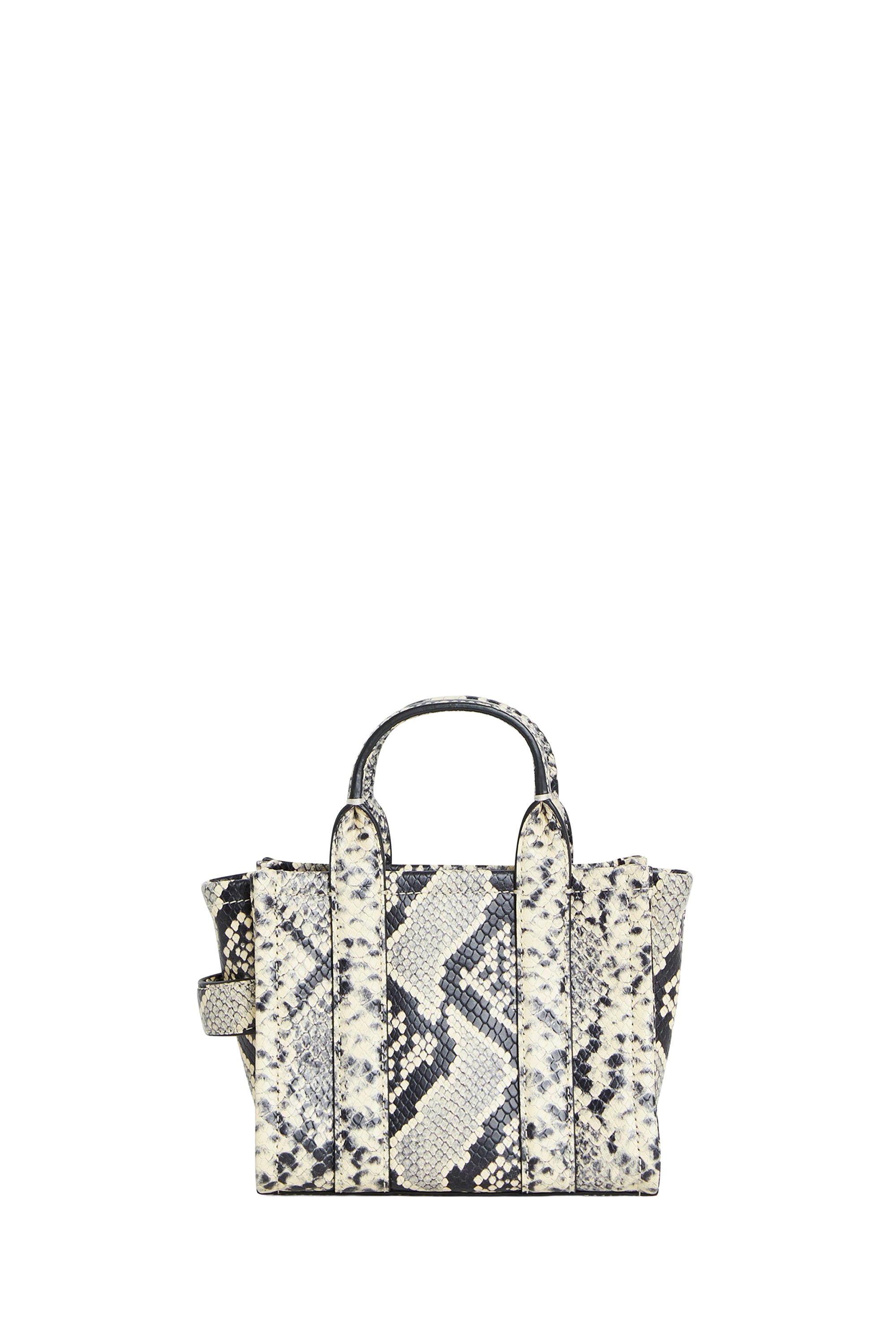 Petit sac bandoulière The Tote Bag en cuir - Woodash Multicolor