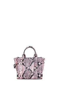 Petit sac bandoulière The Tote Bag en cuir - Bleached Mauve Multicolor