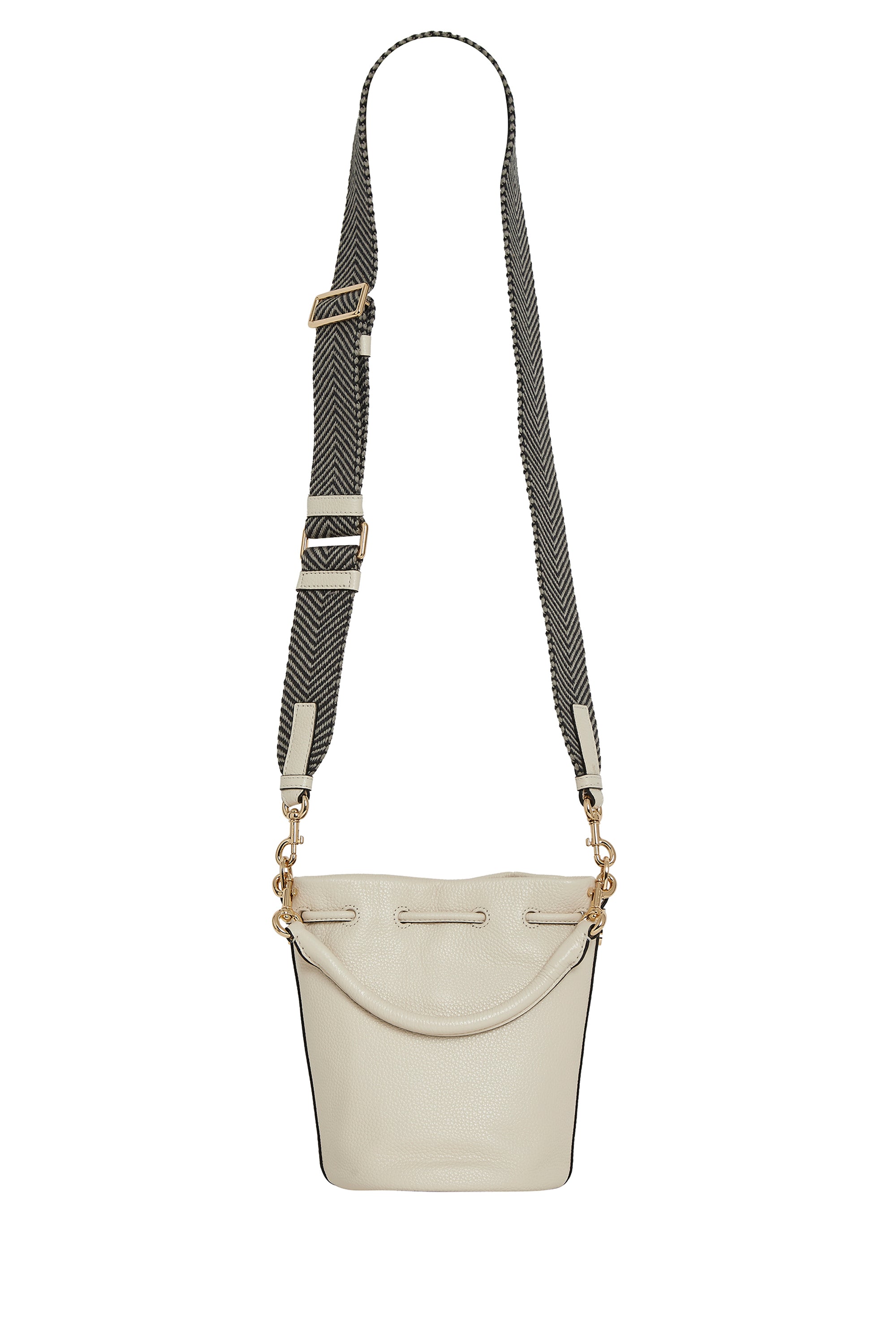 Sac The Bucket en cuir - Marshmallow